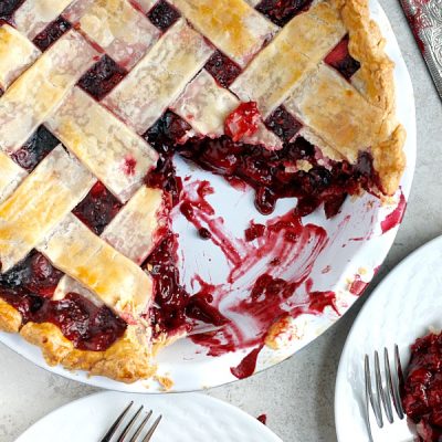 Cranberry and Mixed Berry Pie