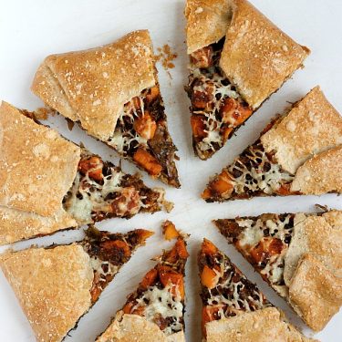 Brussels Sprout and Sweet Potato Galette | Fabtastic Eats