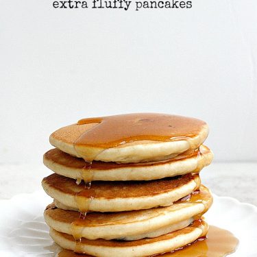 5 Minute Extra Fluffy Pancakes | Fabtastic Eats