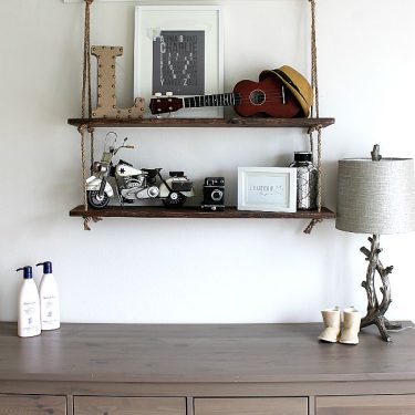 DIY Rope Shelving | Fabtastic Life