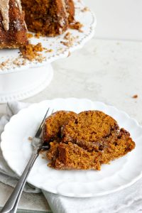 Glazed Pumpkin Coffee Cake | Fabtastic Eats