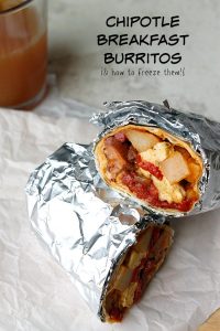 Freezer Chipotle Breakfast Burritos | Fabtastic Eats