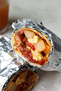Freezer Chipotle Breakfast Burritos | Fabtastic Eats