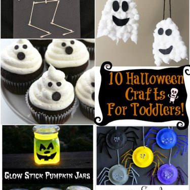 10 Halloween Crafts For Toddlers!