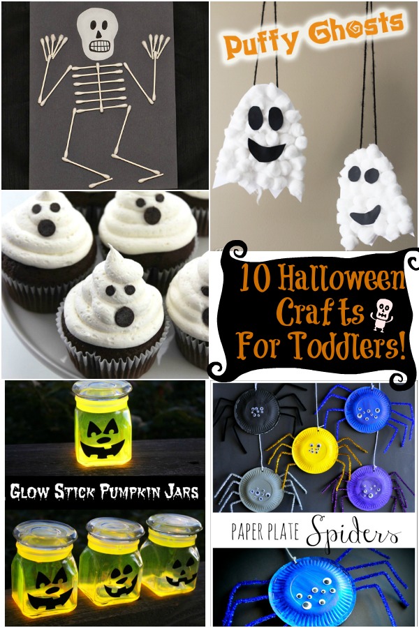 10 Halloween Crafts For Toddlers!