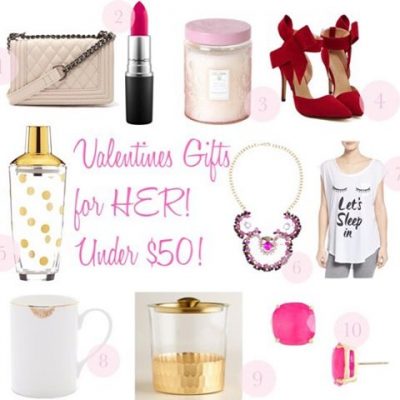Valentines Gifts for HER under $50