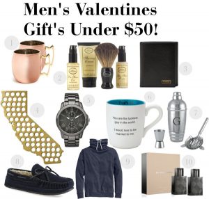Men's Valentines Gift's Under $50!