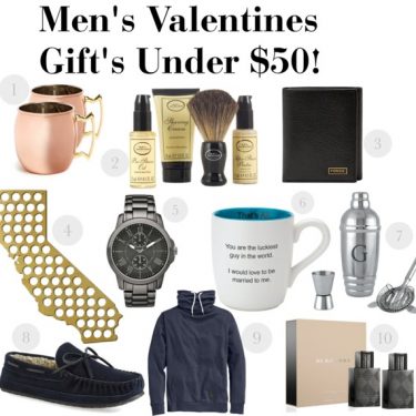 Men's Valentines Gift's Under $50!