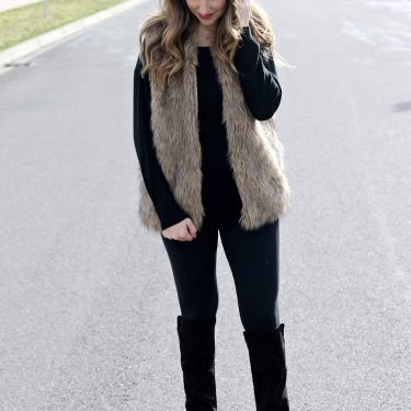 Faux Fur Vest | Belle Vie