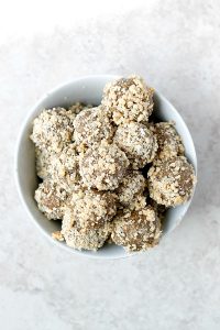 Cashew Coconut Protein Bites