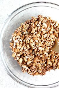 Homemade KIND Bars rival the version of the oh so good, but hard to come by, Almond Cashew Coconut Chai KIND Bars! These bars are so tasty, good for you, and come together easily and quickly, a perfect daily snack!