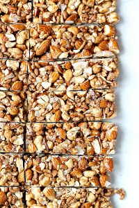 Homemade KIND Bars rival the version of the oh so good, but hard to come by, Almond Cashew Coconut Chai KIND Bars! These bars are so tasty, good for you, and come together easily and quickly, a perfect daily snack!
