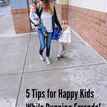 5 Tips for Happy Kids While Running Errands!