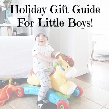Holiday Gift Guide for Little Boys!