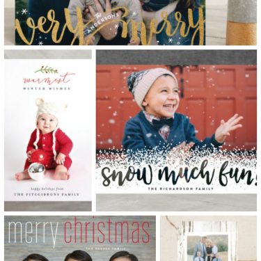 Holiday Cards Ideas {& a giveaway!}