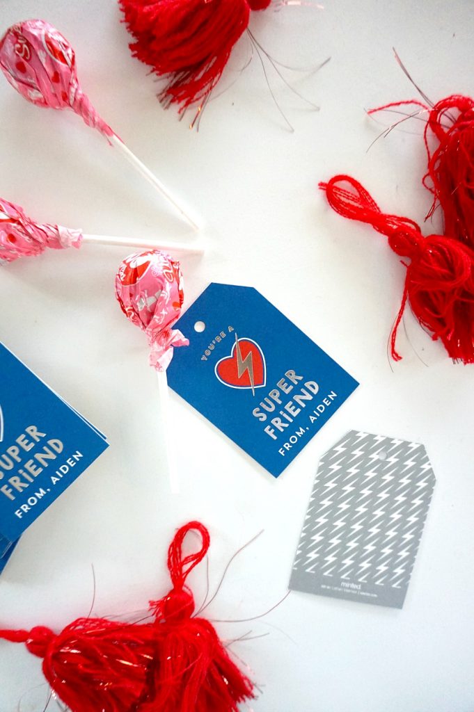 Superhero Classroom Valentine Cards!